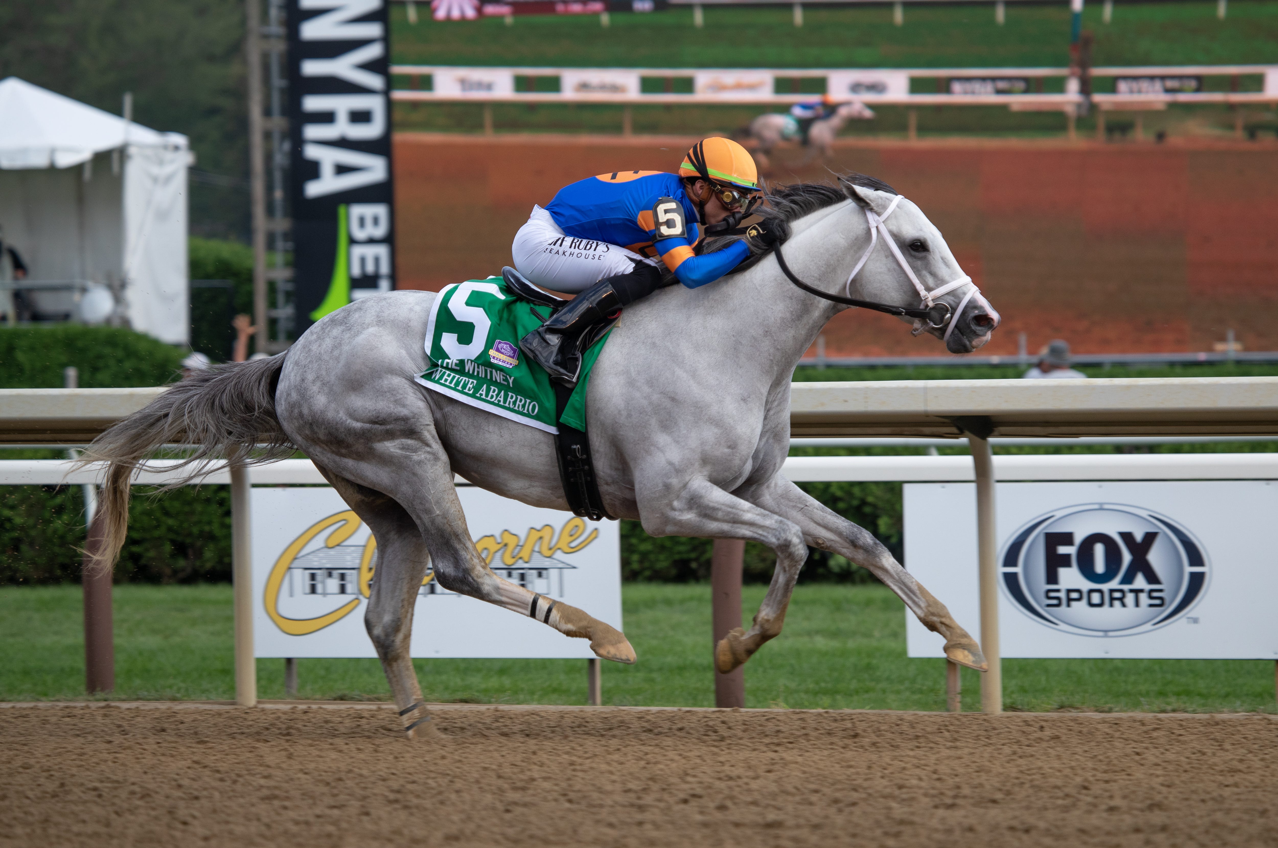 White Abarrio will arrive early at Santa Anita for Breeders’ Cup Classic